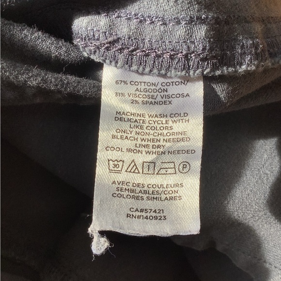 BNWOT dark gray loft,cropped pants size 8 petite - Picture 11 of 12